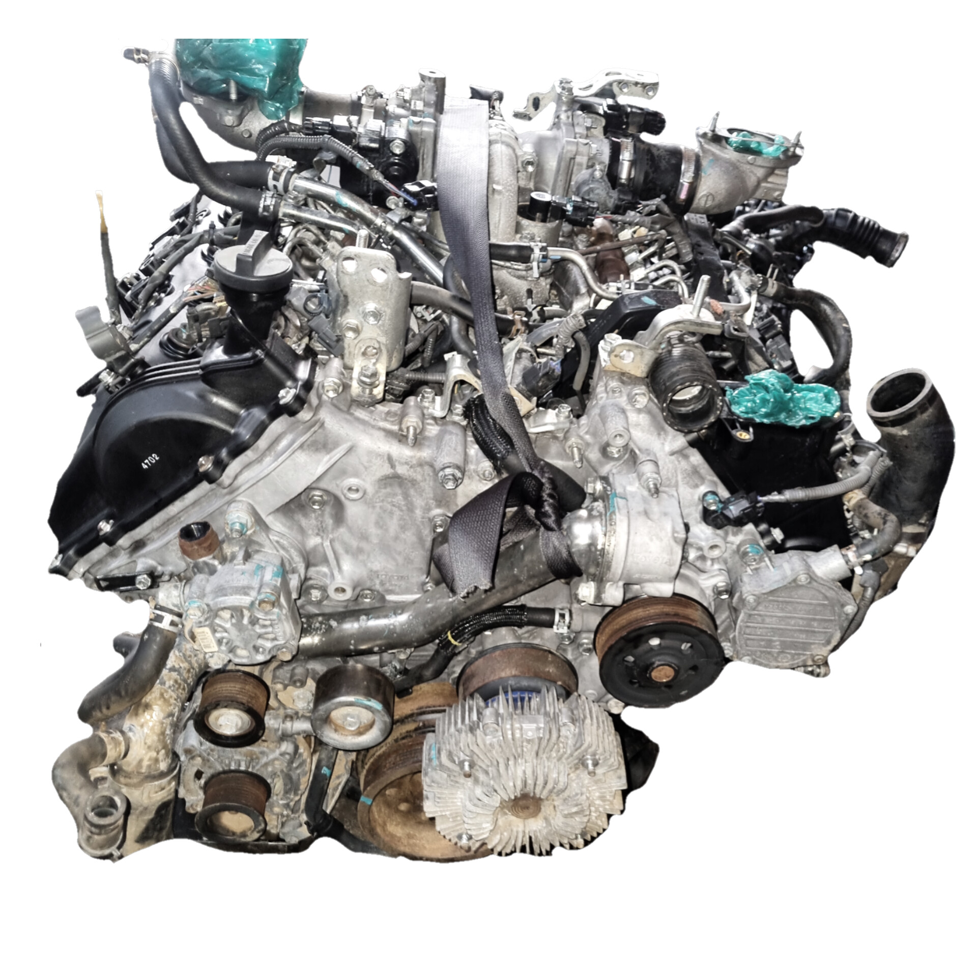 Toyota Landcruiser 4.5 1VD Single Turbo Engine